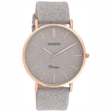 OOZOO C20162 horloge vintage taupe