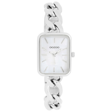 OOZOO C11130 Horloge Timepieces staal zilver-wit