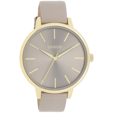 OOZOO C11291 Horloge goud-taupe