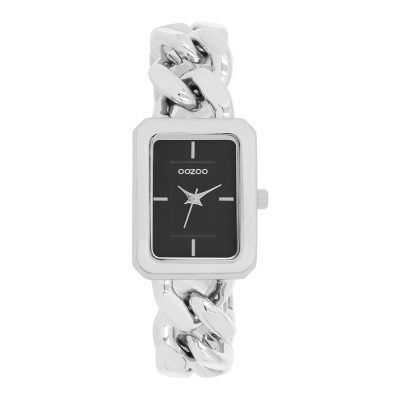 OOZOO C11271 Horloge Timepieces zilver-zwart