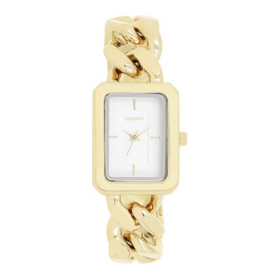 OOZOO C11272 Horloge timepieces goud-wit