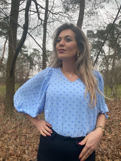 ICHI Blouse bleu