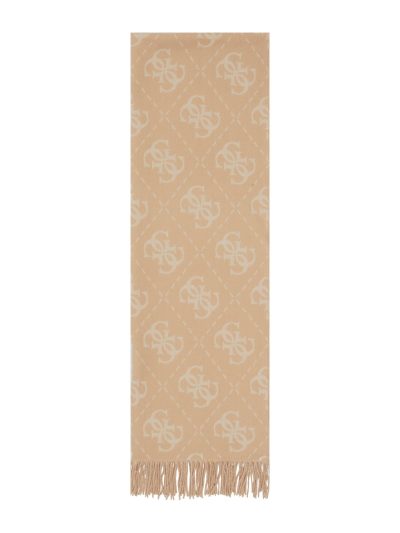 GUESS Sjaal Logo Beige