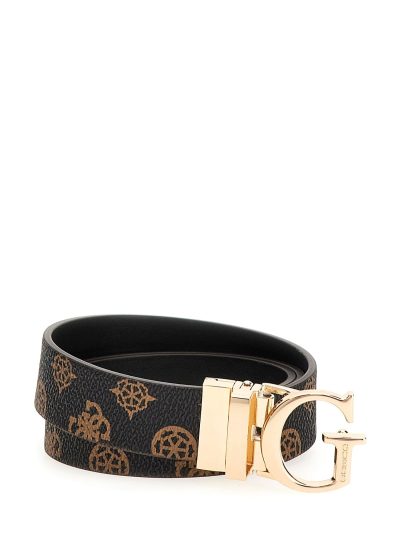 GUESS Riem Logo Black/Taupe