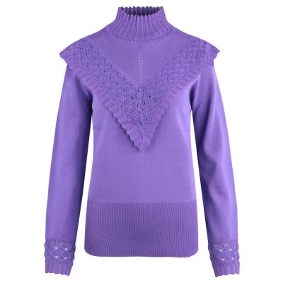 Purple trui